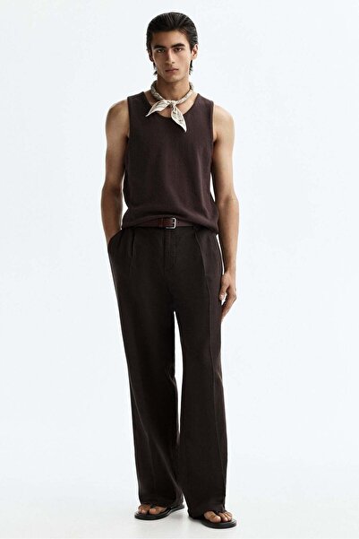 H&M Loose Fit Linen-blend trousers