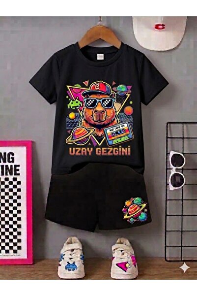 NC Nicee Clothes ЛЯТНА ДЕТСКА ТЕНИСКА И КЪСИ ПАНТАЛОНИ УНИСЕКС (КОСМИЧЕН ПЪТЕ...