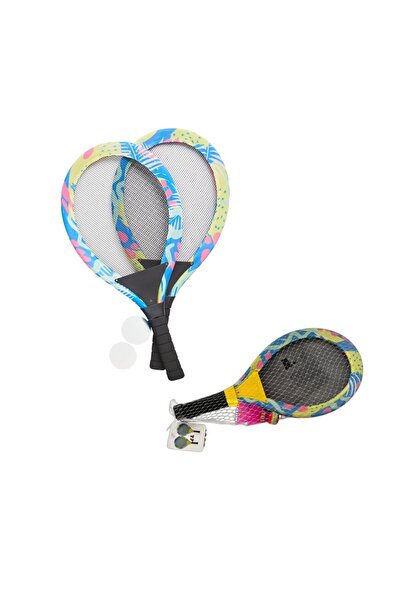 OEM Set rachete colorate pentru badminton cu fluturas, 56 X 26 cm, WW5517/5516