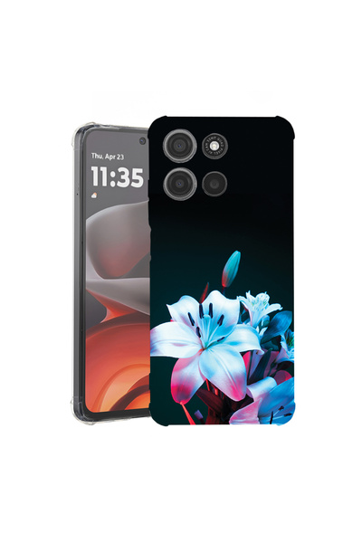 bestcase Husă Antișoc pentru Motorola Moto G57 Power / G57 / G67 Power, Floar...