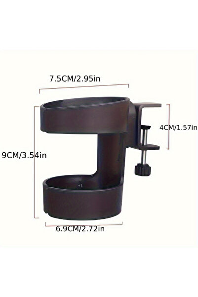 Choice A 1PCS minimalist desktop cup holder, space saving beverage bottle hol...