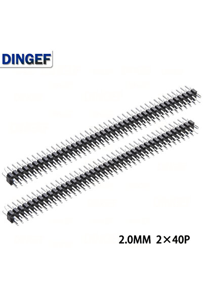 Choice1 2x40P straigh needle 10PCS 2.0mm 40 Pin Male Single Row Pin Header St...