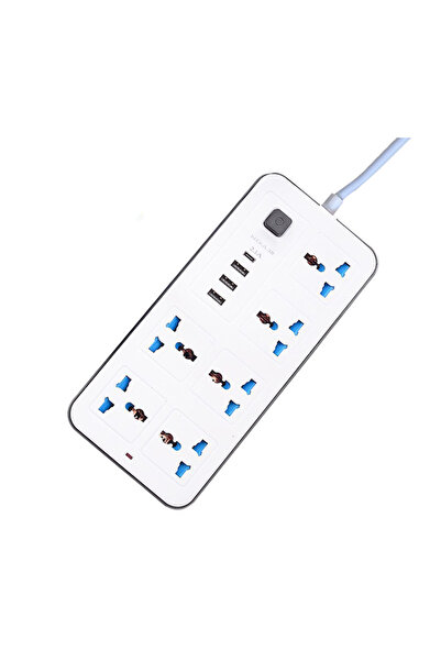 Choice5 UK Type 12 Power Multi Tap Universal Plug EU US UK Outlet Power Strip...