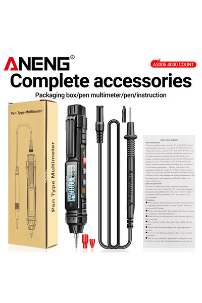 Choice1 قلم اختبار الجهد الرقمي ANENG A3005، جهاز قياس متعدد الوظائف ANENG A3...