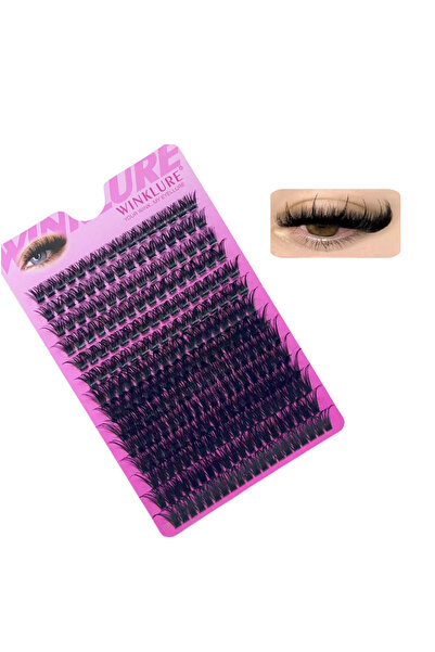 Choice1 MIX 60D WINKLURE 280 Clusters of 60D False Mink Eyelashes D Curl Natu...