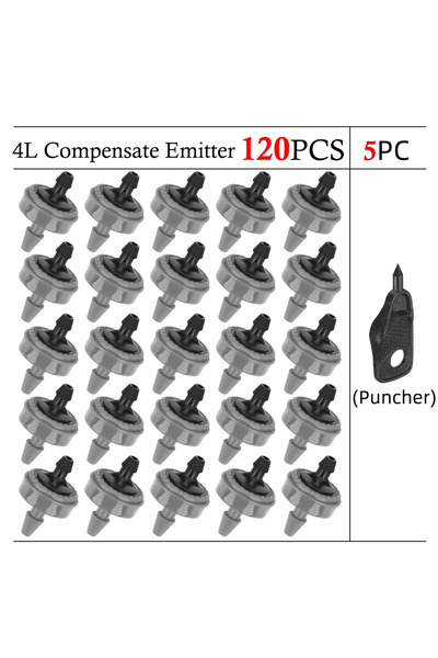Choice13 HX120PCS-4L 20-200PCS 2L 4L 8L منقط ري أوتوماتيكي بتعويض الضغط وتدفق...
