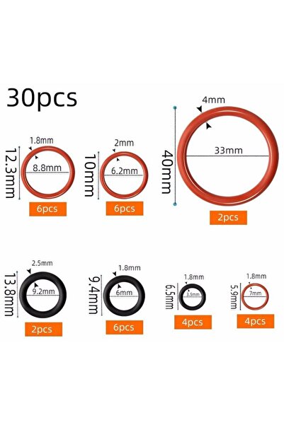 Choice 30 قطعة من حلقات السيليكون المانعة للتسرب مع مجموعة صيانة لماكينات صنع...