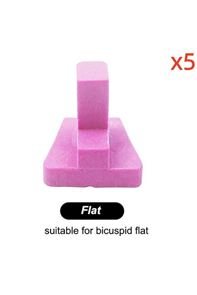 Choice1 5pcs Flat 5/20pcs Dental Ceramic Firing Pink Pegs Dental Lab for Sing...