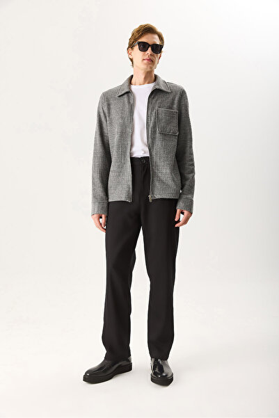 VENA Men's Steve Straight Leg Smart Pants - Black