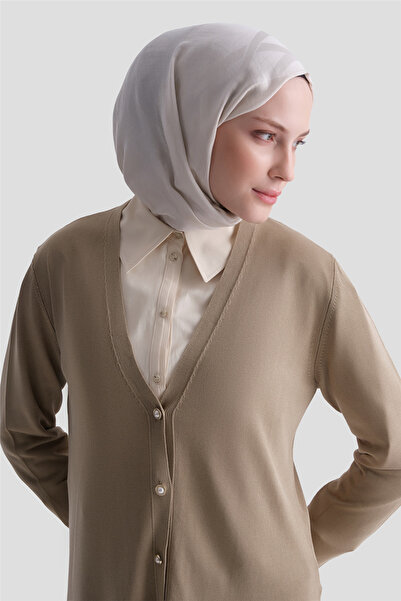 Armine Basic Triko Hırka Camel