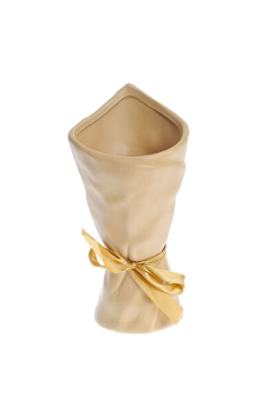 meli melo Ceramic vase with bow 20 cm
