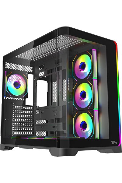 Twisted Minds FLUX Gaming PC Case Mid Tower Black – TM-FLUX-B