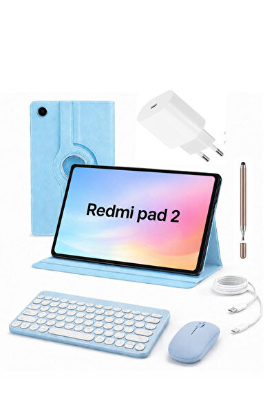 Xiaomi Redmi Pad 2 8gb 256GB 11'' TABLET+KILIF+KLAVYE+MOUSE+ŞARJ BAŞLIK (KALE...