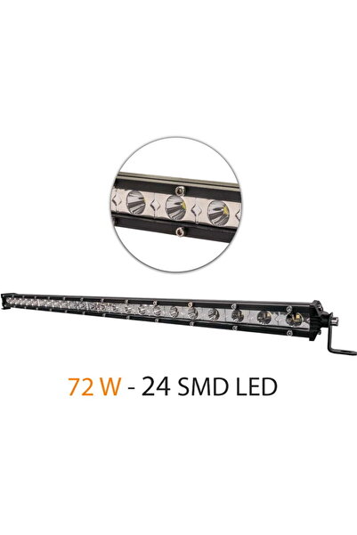 CarGuard BarДѓ Led Auto Off Road - 72W - 24 SMD LED