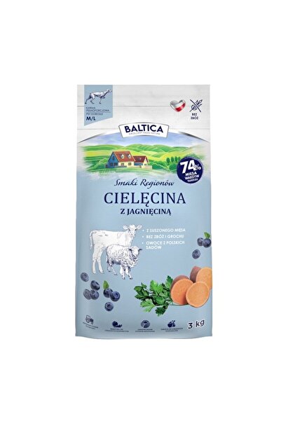 Baltica Gusturi Regionale Miel și Carne de Oaie M/L 3kg