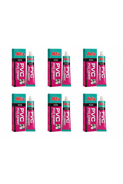 Akfix R306 Professional PVC Glue with Quick-Drying, Glue for PVC Pipes and Fi...