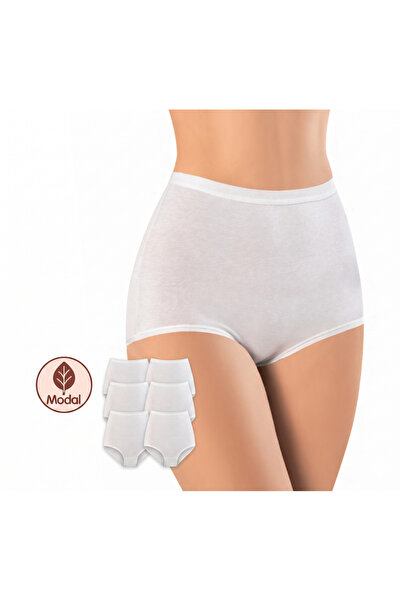 Bleu Petite Pack of 6 Extra High Waist Cotton Shaping Panties