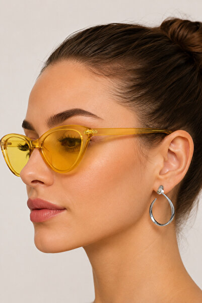 BARLİZ Women's Hoop Detailed Casual Modern Silver Color Earrings