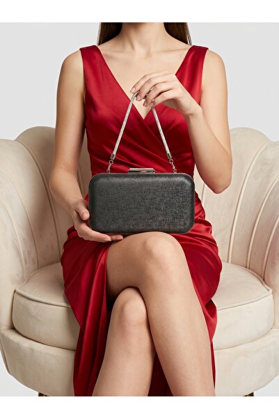 Biçanta Scratch-Resistant Matte Leather Women's Evening Dress Bag Wedding Eng...