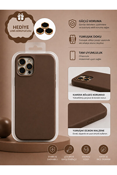 HYPERSOFT Iphone 11 Pro Max (6.5 inç) Uyumlu İçi Kadife Dışı Leke Tutmaz Prem...