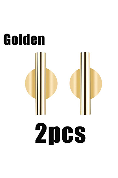 Choice1 2pcs Golden 1/2pcs Creative Wall-mounted Flower Vase Rose Golden Vase...