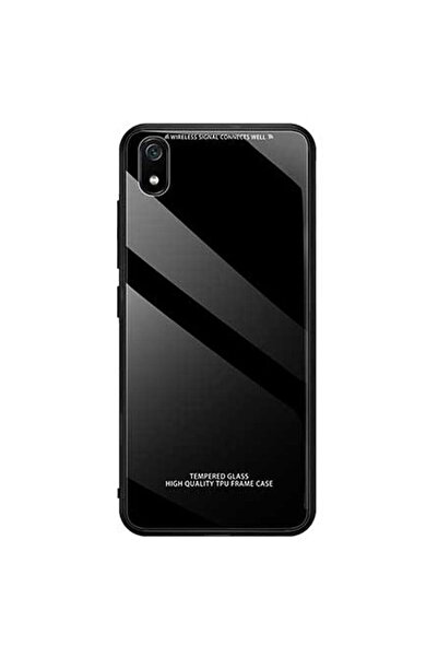 OEM Glass Case Xiaomi Redmi 8A Μαύρο