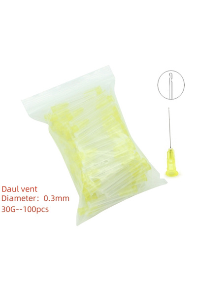 Choice8 yellow Dual Vent 100Pcs Dental Endo Irrigation Needle Tip 25G/27G/30G...
