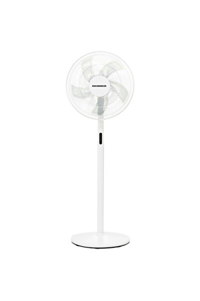 Heinner HMSF-3WH pedestal fan, 48 W, adjustable height, 8 speeds, timer, LED ...