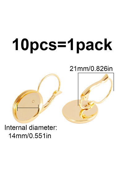 Choice9 D2940 10Pcs Stainless Steel French Lever Back Earrings Base for Jewel...