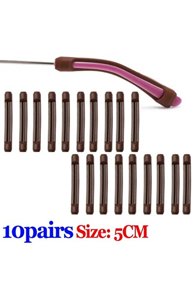 Choice1 coffee-20pcs 10/20pcs Glasses Anti-slip Silicone Sleeve Eye Frame Leg...