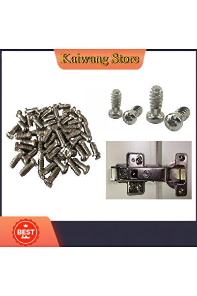 Choice1 100pcs 50pcs Round Head Furniture Screws 6.3x14mm Euro Style for Hing...