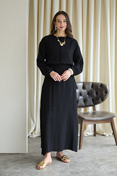 Melike Tatar Muslin Skirt Set 32-2822