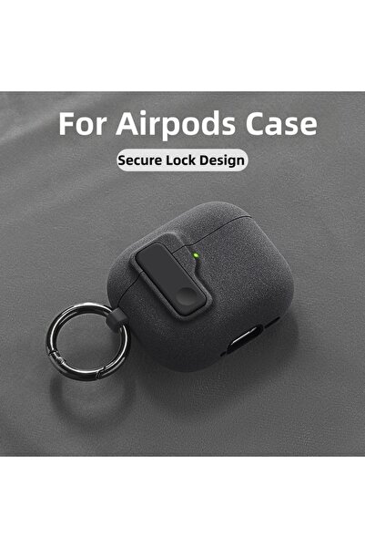 Choice41 غطاء حماية رمادي اللون لسماعات Airpods Pro وAirpods 4، مقاوم للصدمات...