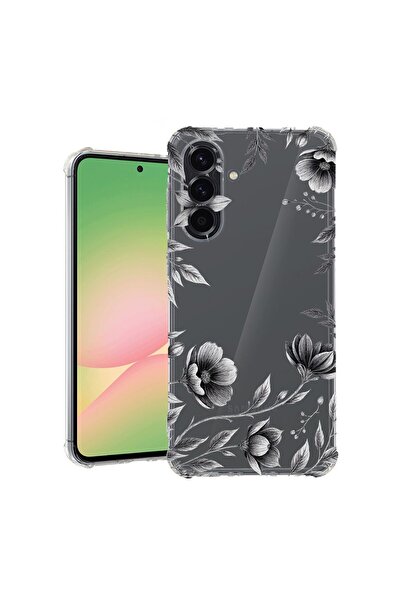 bestcase ¬Æ Husa Anti Shock Compatibila cu Samsung Galaxy A37 5G, Black Flora...