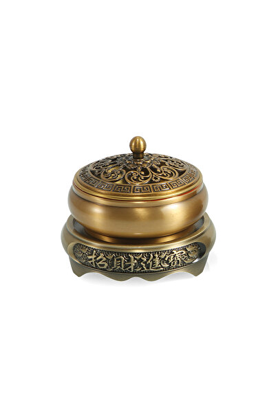 Choice Bronze 220V Electronic Incense Burner Ceramic Essential Oil Burner Tim...