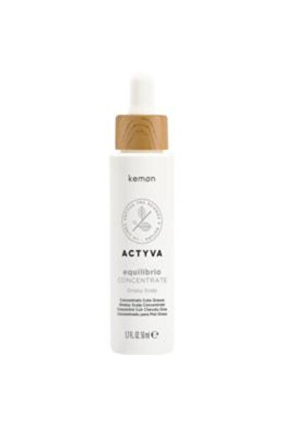 Kemon Concentrat pentru Echilibrare Scalp Gras - Actyva Equilibrio, 50 ml