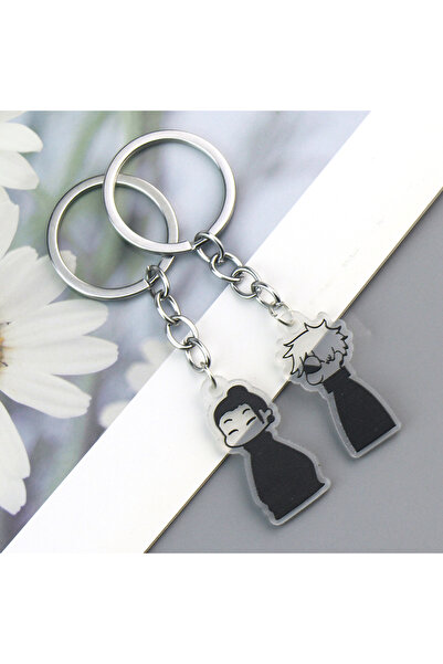 Choice6 k607-set 2pcs/set Anime Jujutsu Keychain Cosplay Geto Suguru Satoru G...