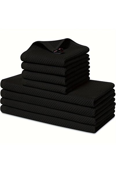 Choice 4Pcs black 4/6/8/10 Pcs, 28Cm×28Cm, 35Cm×70Cm, 100% Pure Cotton Kitche...