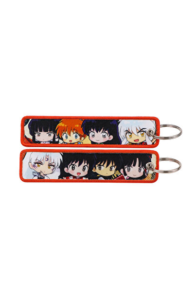 Choice Bandai 1 Kawaii Embroidered Keychains Anime Key Fobs Cute Key Tags Key...