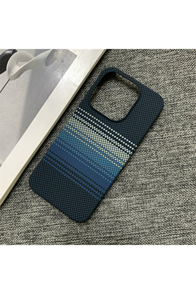 Choice19 OnePlus 15 Blue Luxury Slim Carbon Fiber Texture PC Frameless Phone ...