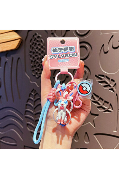 Choice5 e Genuine Pokemon Keychain Pikachu Gengar Sylveon Sprigatito Quaxly F...