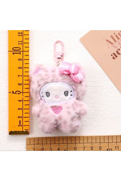 Choice4 1 سلسلة مفاتيح من Sanrio Leopard Print Bear Series Hello Kitty قلادة ...