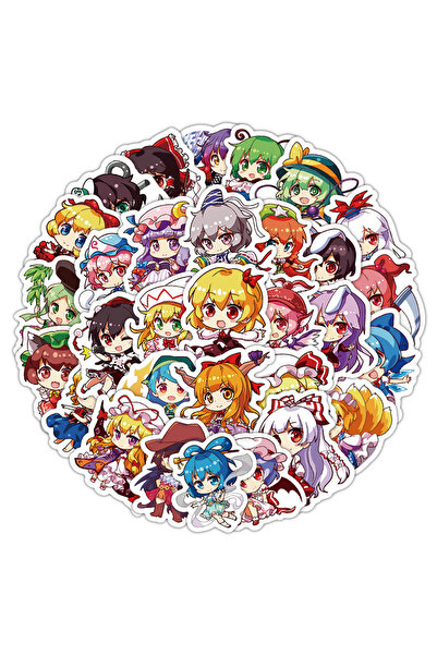 Choice 60PCS 60PCS Q version Touhou Project Game Cartoon Cute Graffiti Sticke...