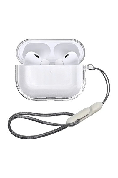 Choice3 For Airpods Pro 3 Transparent Clear Soft TPU Earphone Case with Lanya...