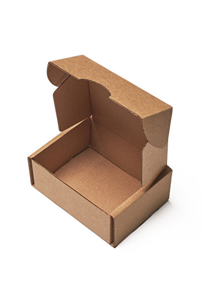 Kutufix Karton Kutu - 12 x 8.5 x 4.5 cm - 25 Adet Kilitli Kargo Kutusu