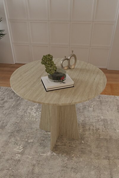BAMOSA Tirena Yemek Masası 75cm Oval Bohem Masa