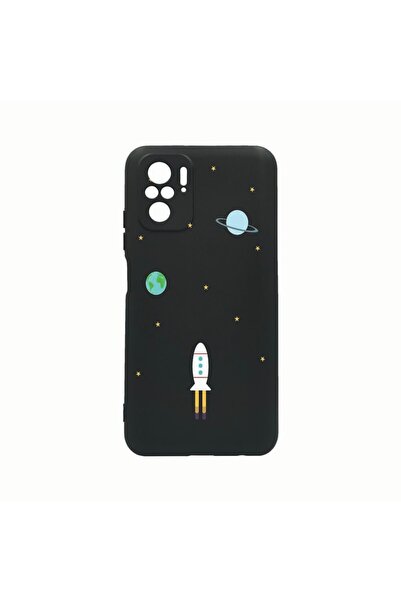 bestcase Θήκη Σιλικόνης, Συμβατή με Xiaomi Poco F4, Σχέδιο Σύμπαν, Διαστημόπλ...
