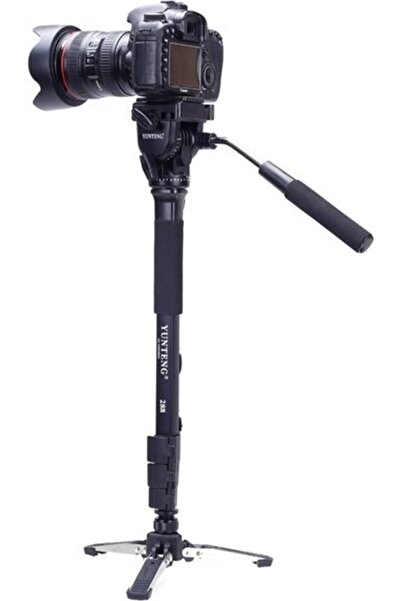 Yunteng Monopied 2 în 1 cu picioare și cap pentru cameră video/Video/Gopro He...