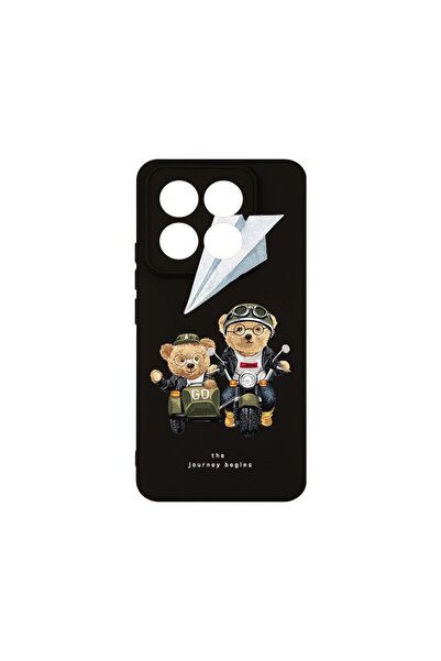 bestcase Husa pentru Xiaomi 14T Pro, BestCase¬Æ Slim SIlicon 0.8MM, Teddy On ...