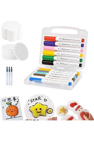 Choice Magic Puffy Paint 3D Drawing Magic Canvas Sponge Foam Texture Blank Pa...